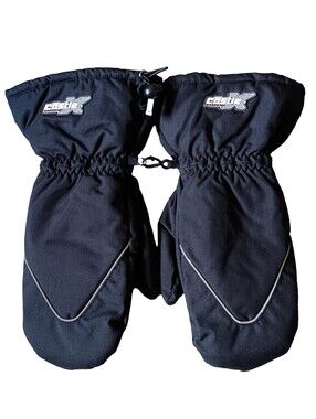 🖤 Castle X Platform Snowmobile Mittens Black Winter Mitts Mens XL Gloves 3M